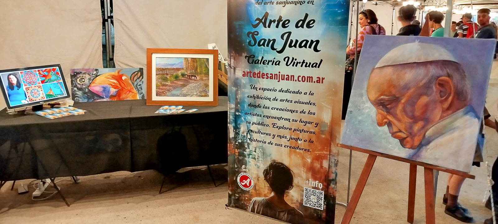 Feria del Libro de Pocito - Último día en el stand