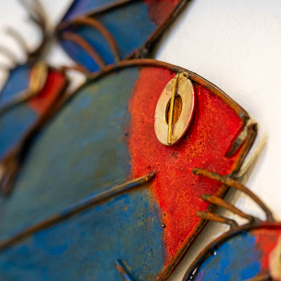 Contra la Corriente, escultura de Oscar Fontalvo