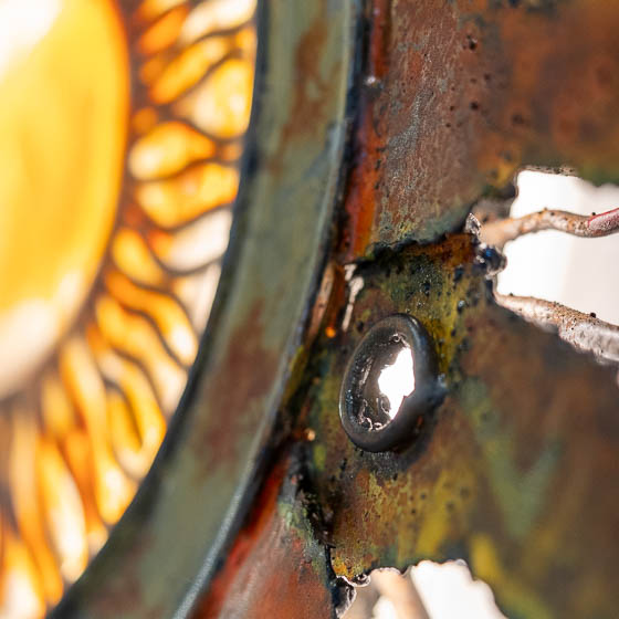 Sol de San Juan, escultura de Oscar Fontalvo