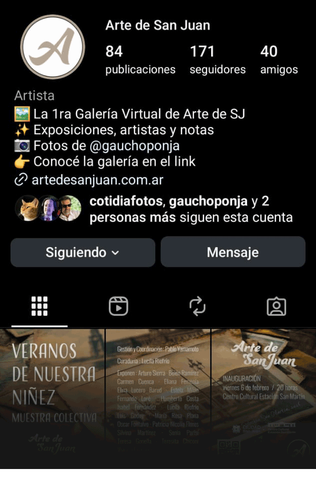https://www.instagram.com/artedesanjuan/ Seguinos en Instagram @artedesanjuan